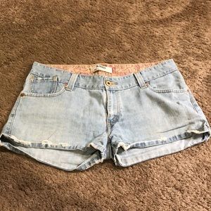 Levi 504 slouch shorts